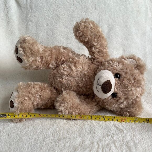 Unipak Cream Teddy Bear 14” Vera w/Paw Pawprints Plush Stuffed Animal - Picture 9 of 9